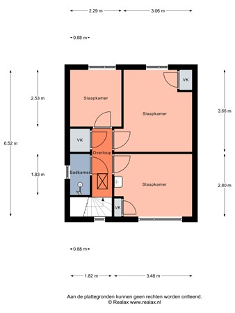 Floorplan - Prins Willem van Oranjestraat 24, 3751 CW Bunschoten-Spakenburg